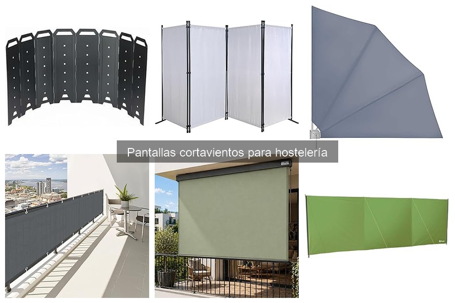 Ofertas y precios de pantallas cortavientos para hostelería