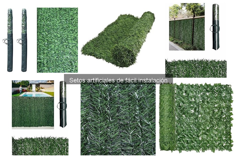 Opciones de Setos Artificiales de Bajo Mantenimiento