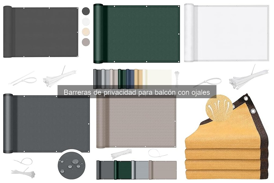 Opiniones sobre Barreras de Privacidad con Ojales para Balcón