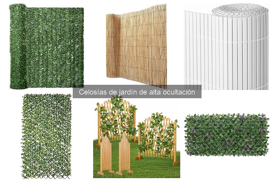 Opiniones sobre celosías de jardín de alta ocultación