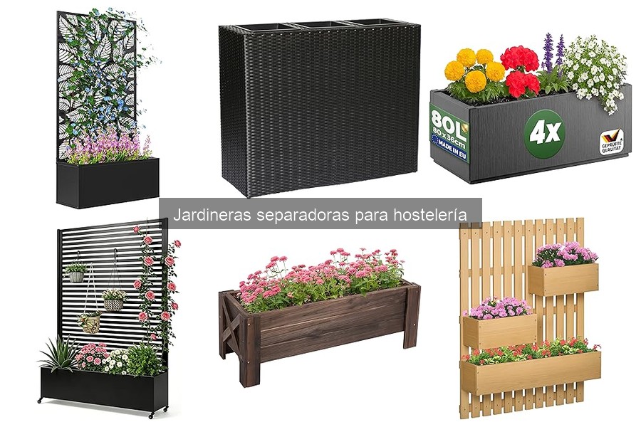 Opiniones sobre jardineras separadoras en hostelería