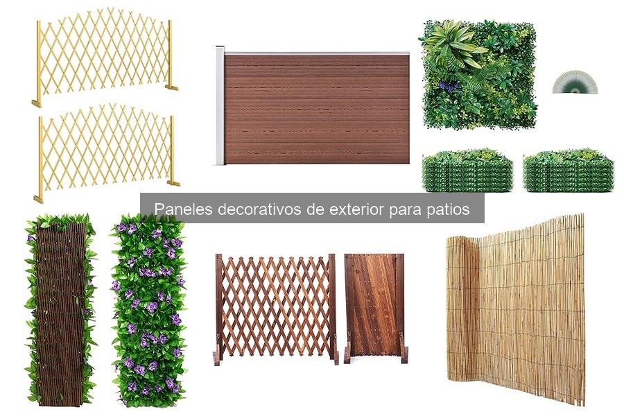 Opiniones sobre paneles decorativos de exterior para patios