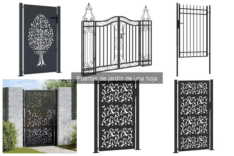 Opiniones sobre puertas de jardín de una hoja