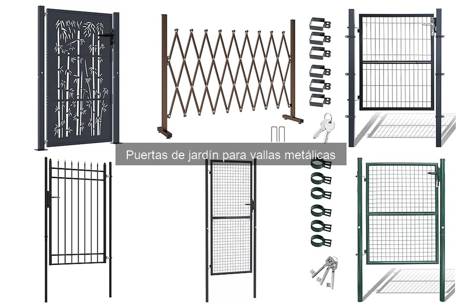 Opiniones sobre puertas de jardín para vallas metálicas