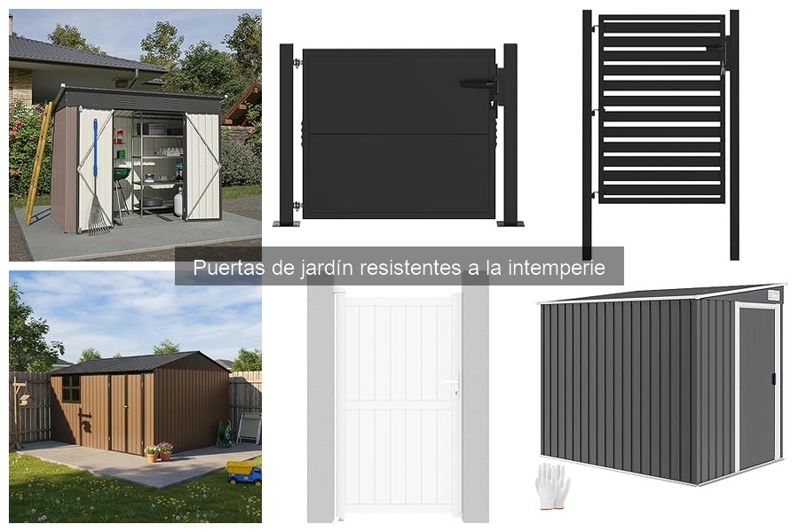Opiniones sobre puertas de jardín resistentes a la intemperie