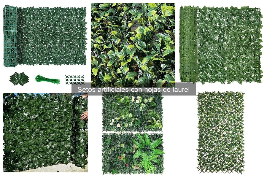 Opiniones sobre setos artificiales de laurel para jardín