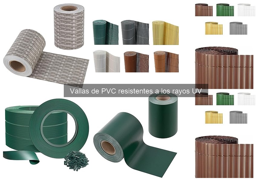 Opiniones sobre vallas de PVC resistentes a rayos UV