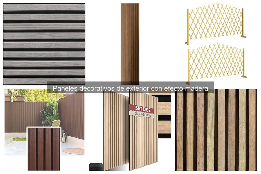 Paneles Decorativos de Exterior con Efecto Madera: ¿Qué Son?