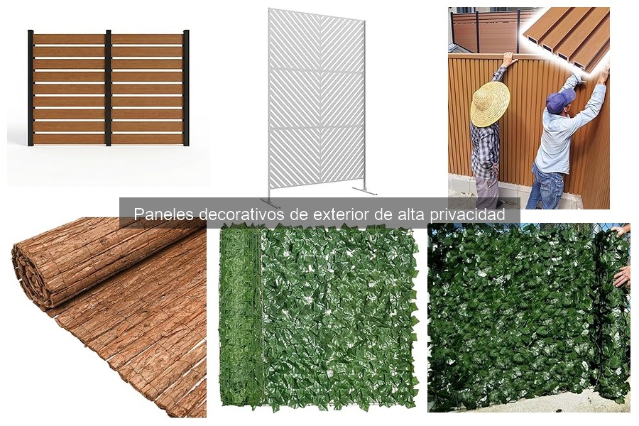 Paneles Decorativos de Exterior de Alta Privacidad: ¿Qué Son?