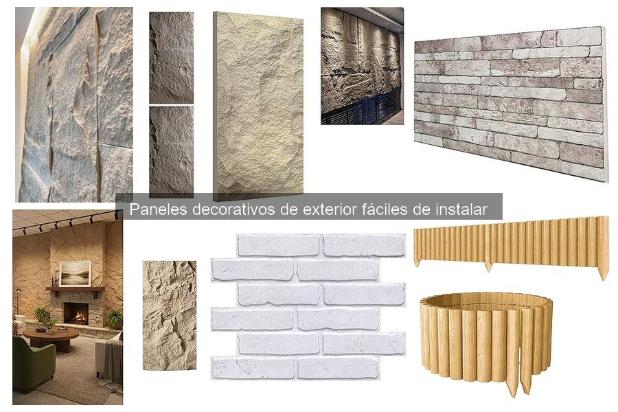 Paneles decorativos de exterior económicos y de calidad