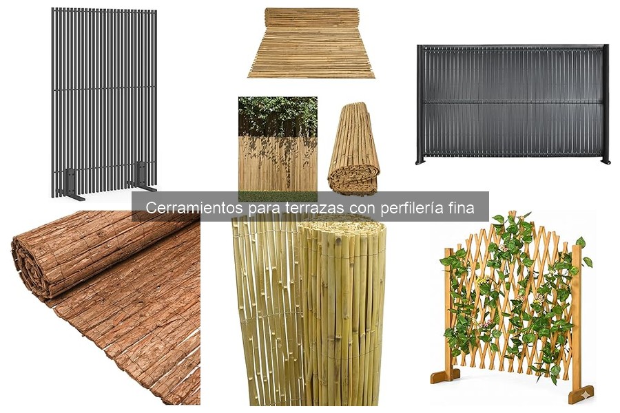 Personaliza tu cerramiento de terraza con perfilería fina