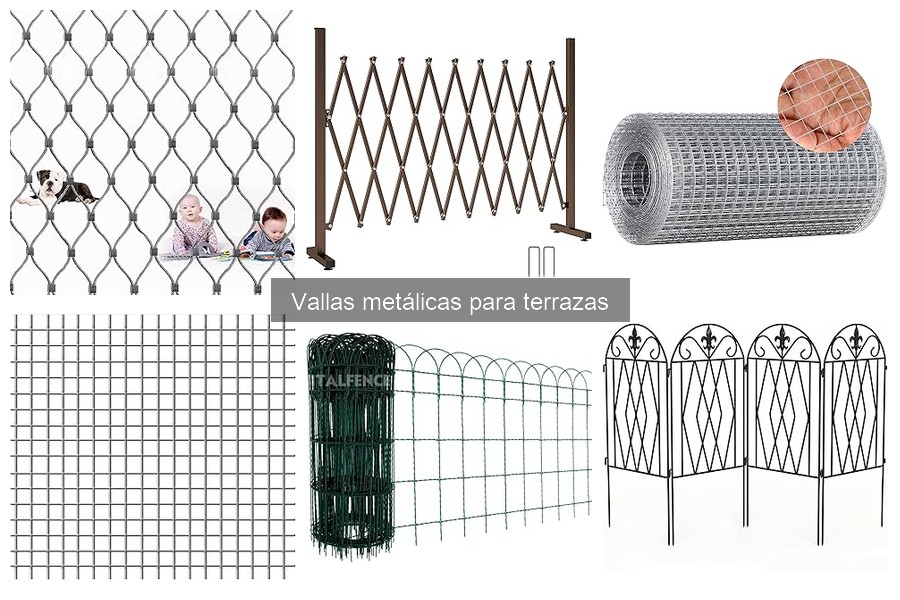 Personaliza tu terraza con vallas metálicas decorativas