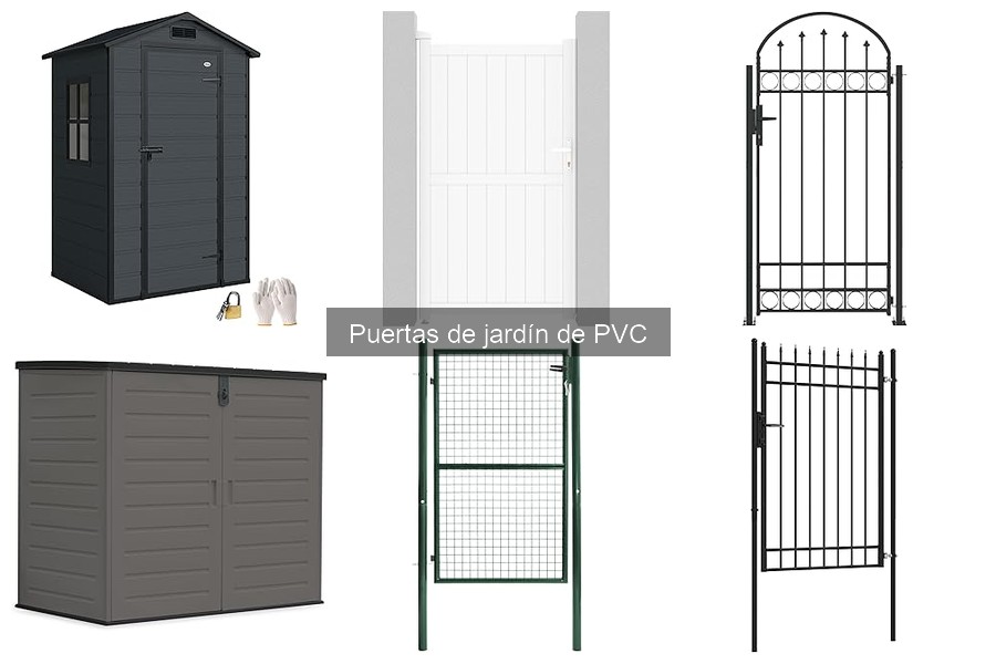 Personaliza tus Puertas de Jardín de PVC para tu Hogar