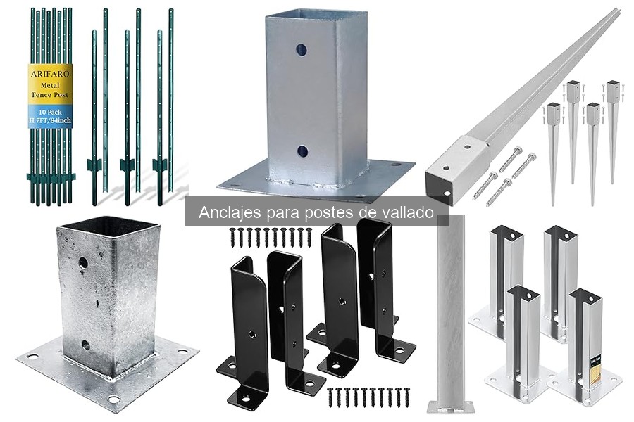 Precio de anclajes para postes de vallado: ¿Cuánto cuestan?