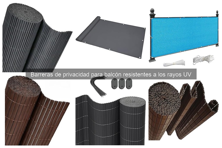 Precios de barreras de privacidad para balcón resistentes a rayos UV