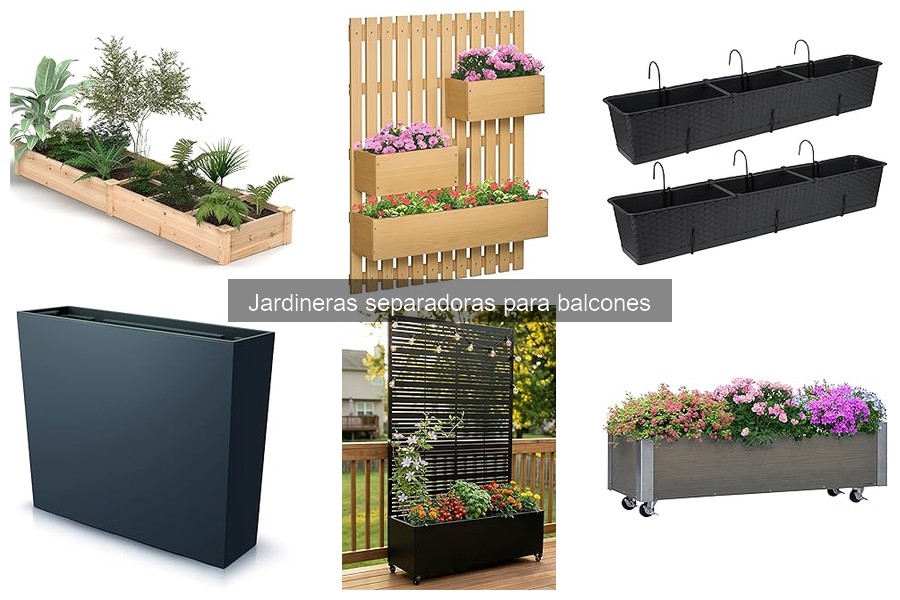 Precios de jardineras separadoras para balcones en 2023