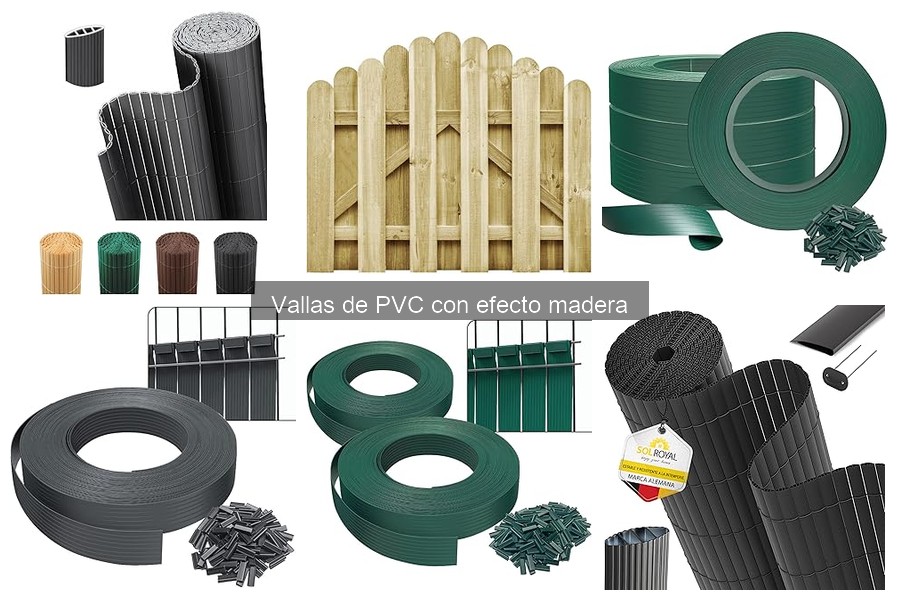 Precios de vallas de PVC con efecto madera en 2023