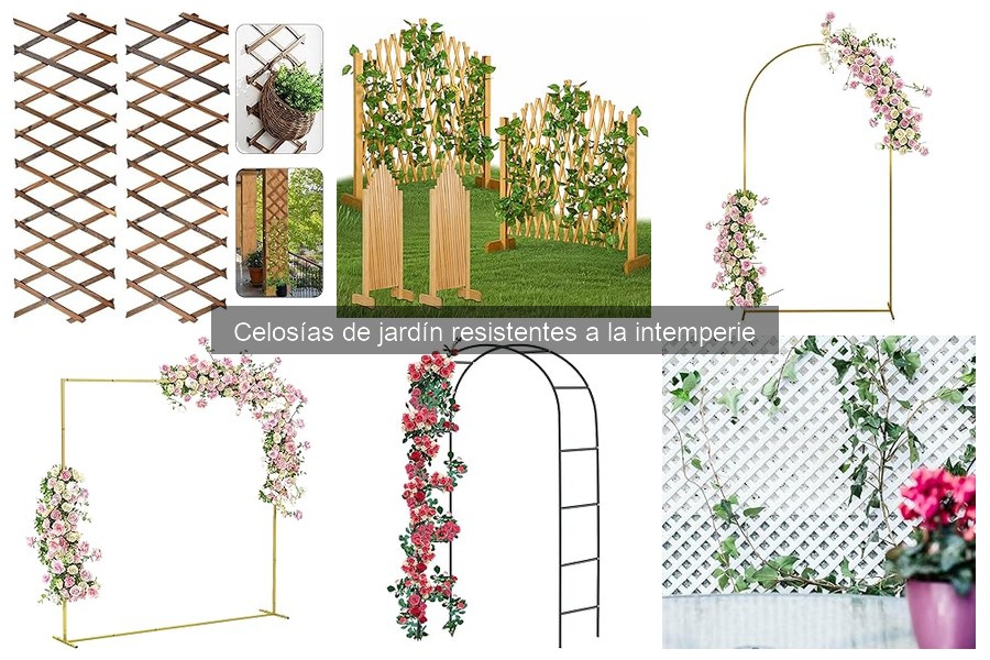 Precios promedio de celosías de jardín resistentes a la intemperie