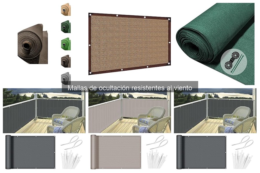 Precios y dónde comprar mallas de ocultación resistentes al viento