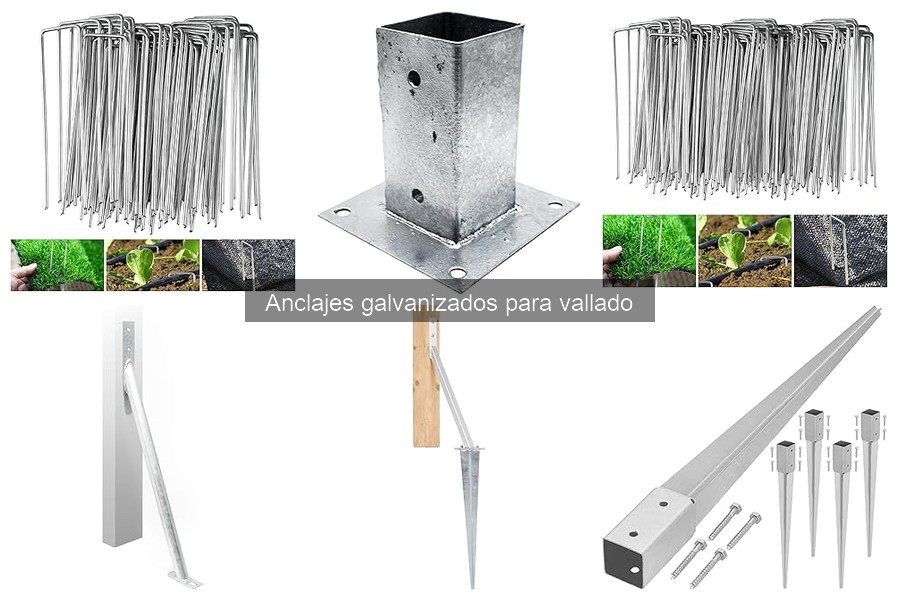 Problemas comunes con anclajes galvanizados en vallados
