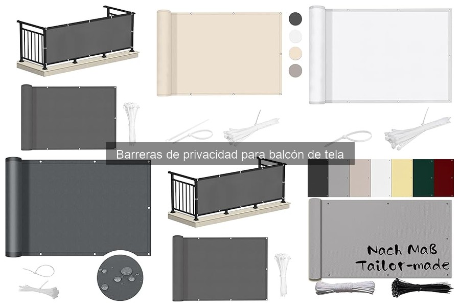Problemas comunes con barreras de privacidad de tela