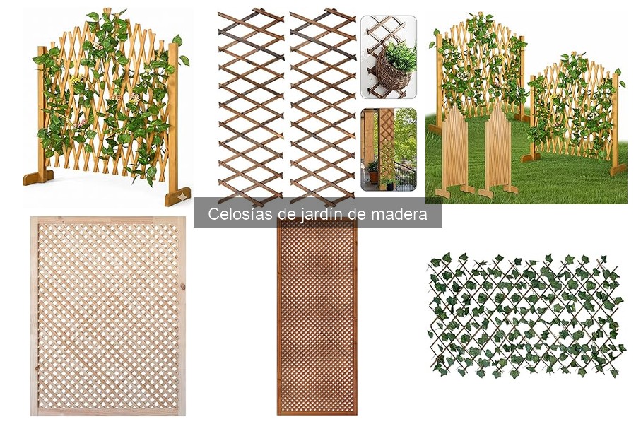 Problemas comunes con celosías de jardín de madera y soluciones