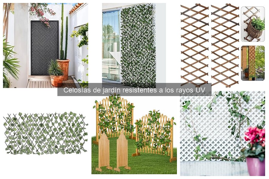Problemas comunes con celosías de jardín resistentes a rayos UV