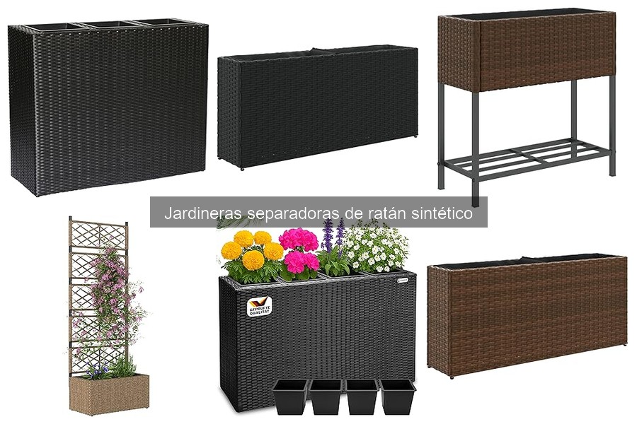 Problemas comunes con jardineras de ratán sintético