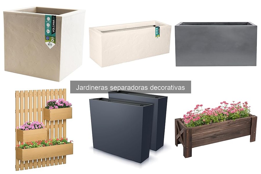 Problemas comunes con jardineras separadoras decorativas