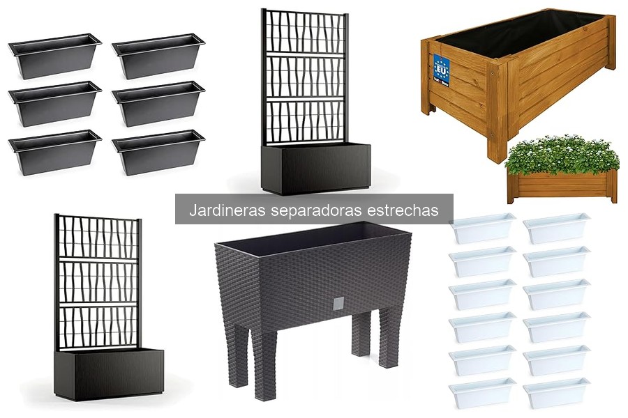 Problemas comunes con jardineras separadoras estrechas