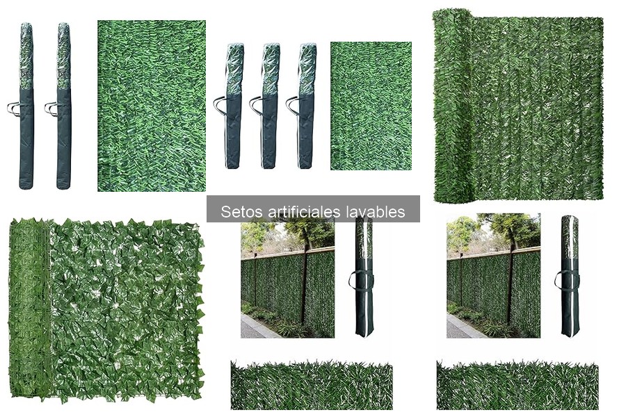 Problemas comunes con setos artificiales lavables y soluciones