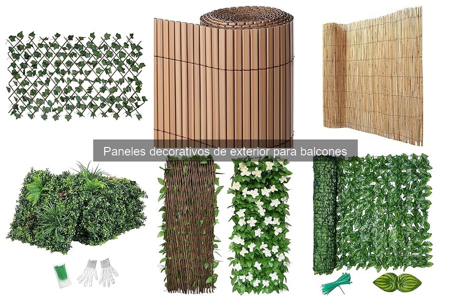 Problemas y soluciones de paneles decorativos en balcones