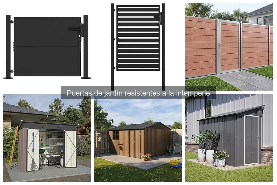Puertas de jardín resistentes a la intemperie: dónde comprarlas