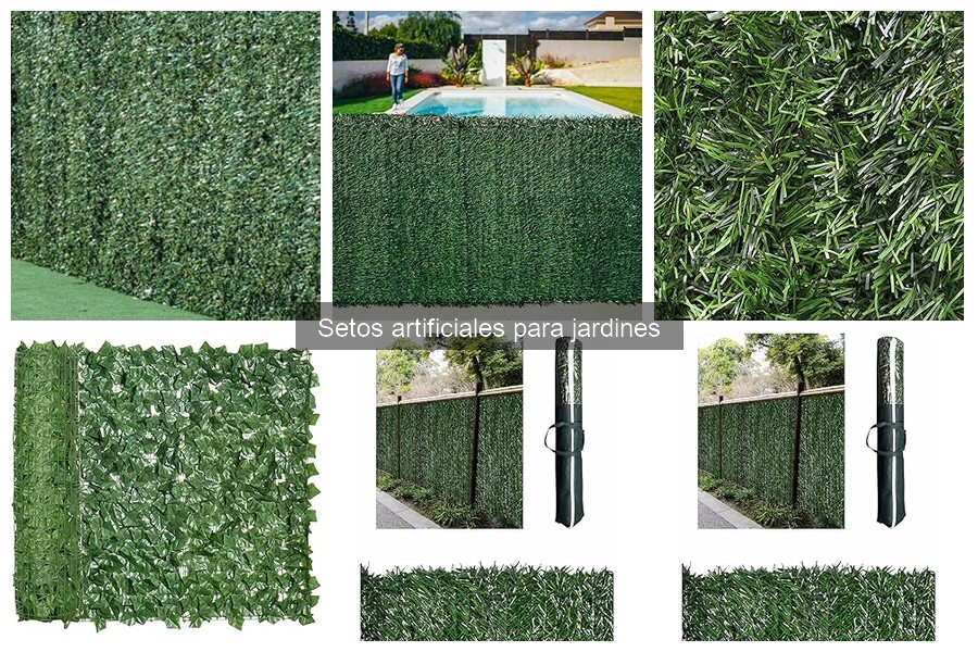 ¿Qué material elegir para setos artificiales en tu jardín?