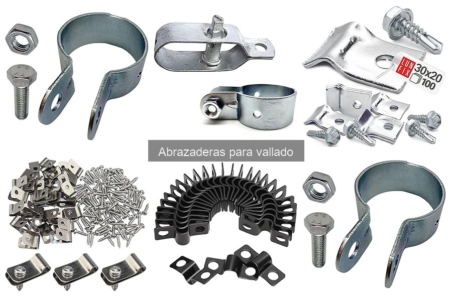 ¿Qué son las abrazaderas para vallado? Características y Funciones