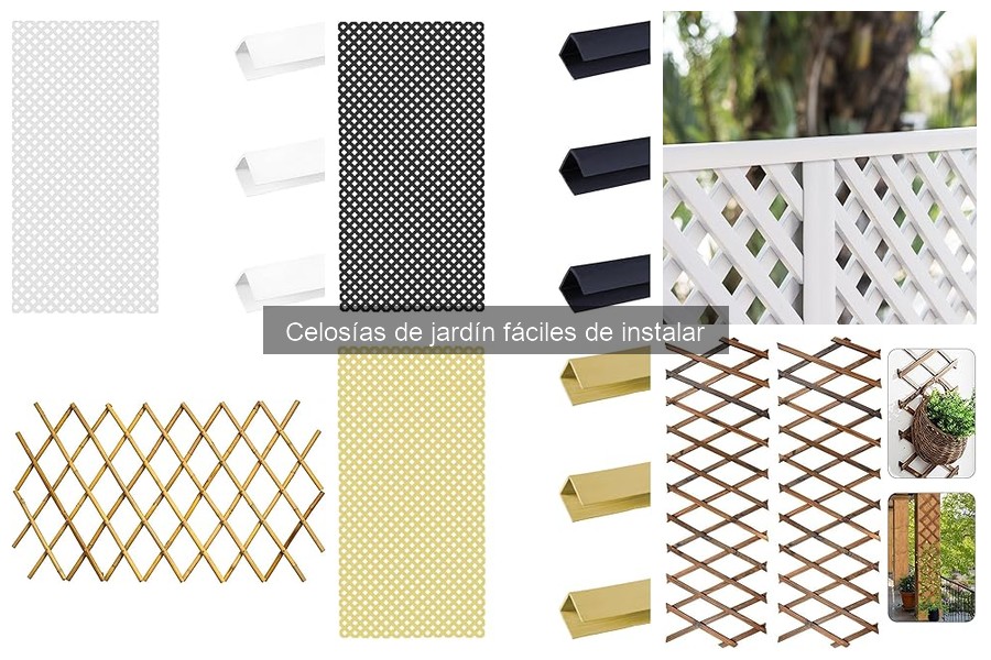 ¿Qué son las celosías de jardín y para qué sirven?