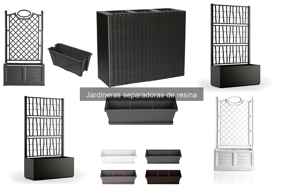 ¿Qué son las jardineras separadoras de resina? Guía completa