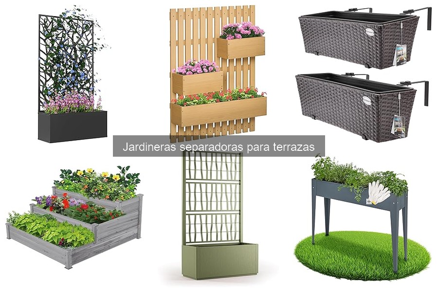 ¿Qué son las jardineras separadoras para terrazas?