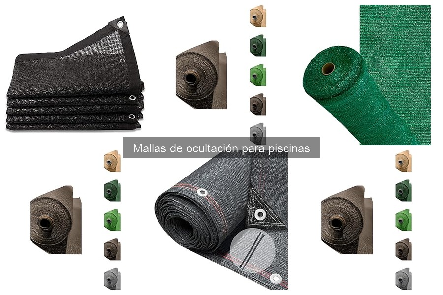 ¿Qué son las mallas de ocultación para piscinas?