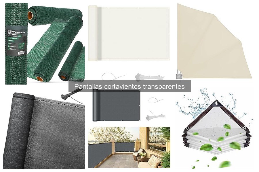 ¿Qué son las pantallas cortavientos transparentes?