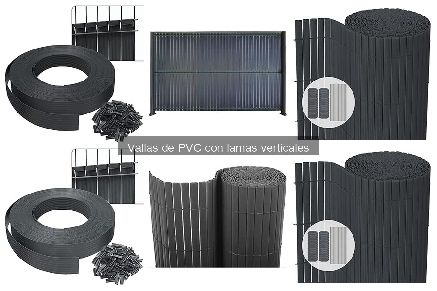 ¿Qué son las vallas de PVC con lamas verticales?