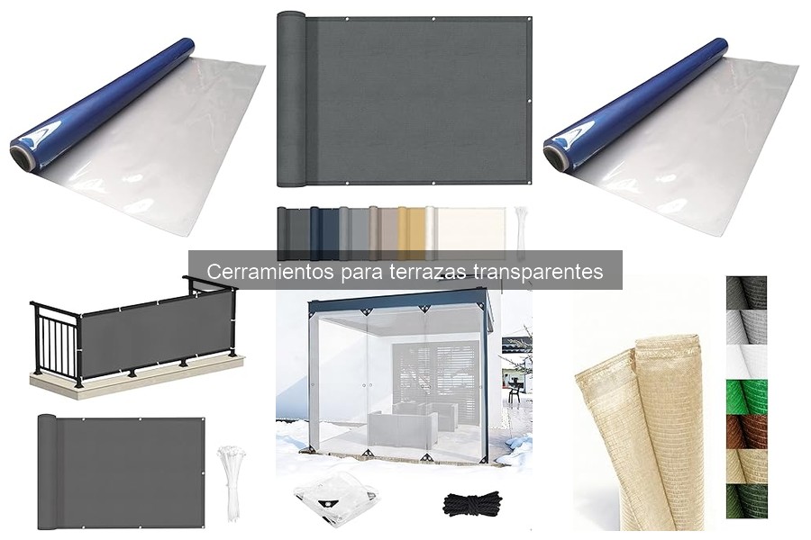 ¿Qué son los cerramientos para terrazas transparentes?