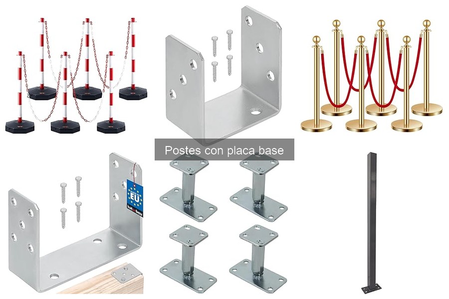 ¿Qué son los postes con placa base? Características y beneficios