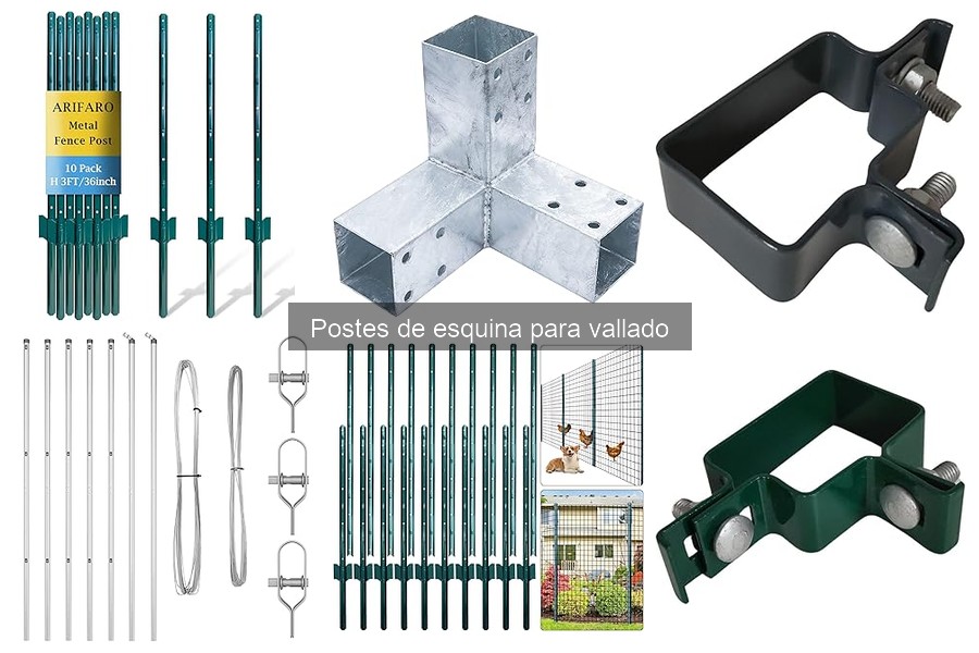 Qué son los postes de esquina para vallado: guía esencial