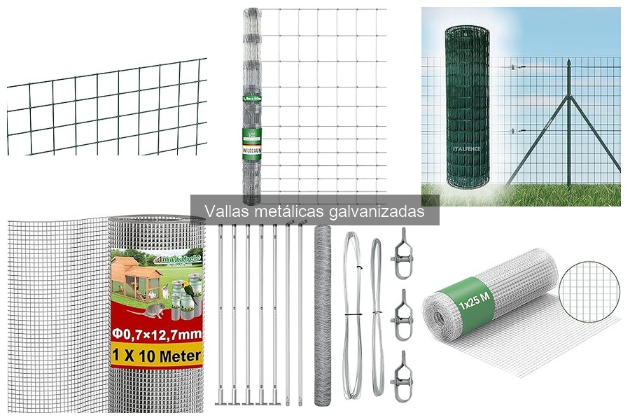 ¿Qué tamaño de valla metálica galvanizada necesito?