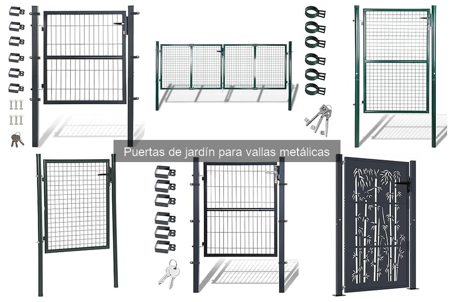 Seguridad en Puertas de Jardín para Vallas Metálicas