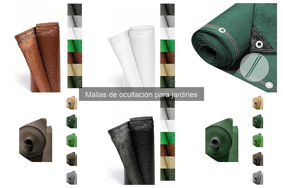 ¿Son las mallas de ocultación resistentes a la intemperie?