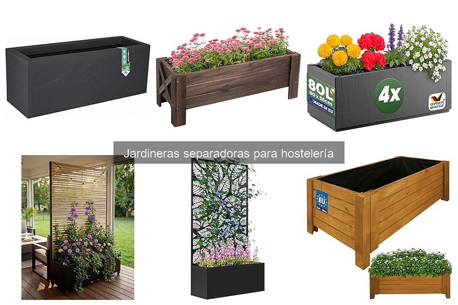 Tendencias en Jardineras Separadoras para Hostelería 2023