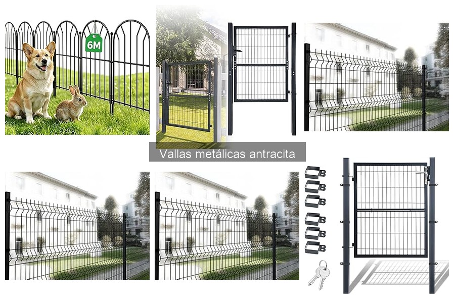 Tendencias en Vallas Metálicas Antracita para Exteriores