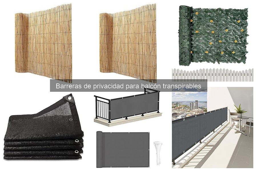 Testimonios sobre barreras de privacidad para balcón transpirables